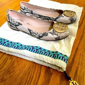 Tory Burch Snake Flats Sz 6.5